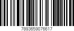 Código de barras (EAN, GTIN, SKU, ISBN): '7893659076617'