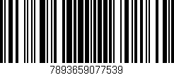 Código de barras (EAN, GTIN, SKU, ISBN): '7893659077539'