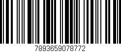 Código de barras (EAN, GTIN, SKU, ISBN): '7893659078772'