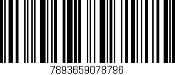 Código de barras (EAN, GTIN, SKU, ISBN): '7893659078796'