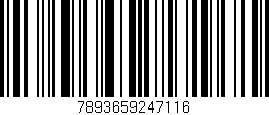Código de barras (EAN, GTIN, SKU, ISBN): '7893659247116'