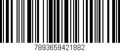 Código de barras (EAN, GTIN, SKU, ISBN): '7893659421882'