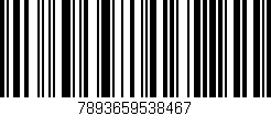 Código de barras (EAN, GTIN, SKU, ISBN): '7893659538467'