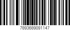 Código de barras (EAN, GTIN, SKU, ISBN): '7893689091147'