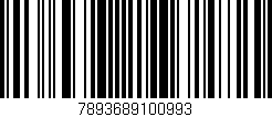 Código de barras (EAN, GTIN, SKU, ISBN): '7893689100993'