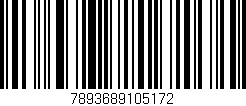 Código de barras (EAN, GTIN, SKU, ISBN): '7893689105172'
