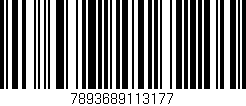 Código de barras (EAN, GTIN, SKU, ISBN): '7893689113177'