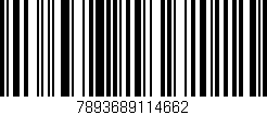 Código de barras (EAN, GTIN, SKU, ISBN): '7893689114662'