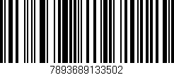 Código de barras (EAN, GTIN, SKU, ISBN): '7893689133502'