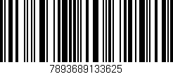 Código de barras (EAN, GTIN, SKU, ISBN): '7893689133625'