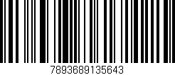Código de barras (EAN, GTIN, SKU, ISBN): '7893689135643'