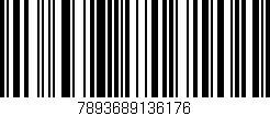 Código de barras (EAN, GTIN, SKU, ISBN): '7893689136176'
