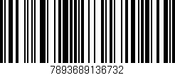 Código de barras (EAN, GTIN, SKU, ISBN): '7893689136732'