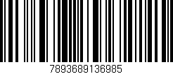 Código de barras (EAN, GTIN, SKU, ISBN): '7893689136985'
