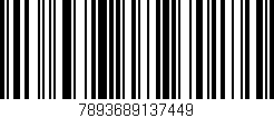 Código de barras (EAN, GTIN, SKU, ISBN): '7893689137449'