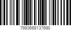 Código de barras (EAN, GTIN, SKU, ISBN): '7893689137890'