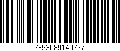 Código de barras (EAN, GTIN, SKU, ISBN): '7893689140777'