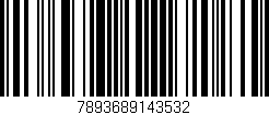 Código de barras (EAN, GTIN, SKU, ISBN): '7893689143532'