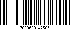 Código de barras (EAN, GTIN, SKU, ISBN): '7893689147585'
