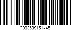 Código de barras (EAN, GTIN, SKU, ISBN): '7893689151445'
