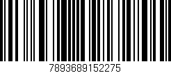 Código de barras (EAN, GTIN, SKU, ISBN): '7893689152275'