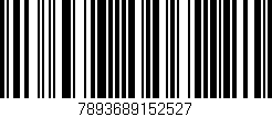 Código de barras (EAN, GTIN, SKU, ISBN): '7893689152527'