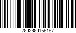 Código de barras (EAN, GTIN, SKU, ISBN): '7893689156167'