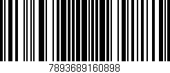 Código de barras (EAN, GTIN, SKU, ISBN): '7893689160898'