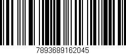 Código de barras (EAN, GTIN, SKU, ISBN): '7893689162045'