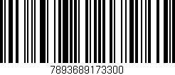 Código de barras (EAN, GTIN, SKU, ISBN): '7893689173300'