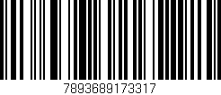 Código de barras (EAN, GTIN, SKU, ISBN): '7893689173317'