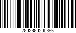 Código de barras (EAN, GTIN, SKU, ISBN): '7893689200655'