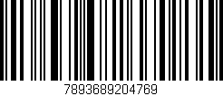 Código de barras (EAN, GTIN, SKU, ISBN): '7893689204769'