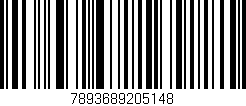 Código de barras (EAN, GTIN, SKU, ISBN): '7893689205148'