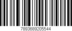 Código de barras (EAN, GTIN, SKU, ISBN): '7893689205544'