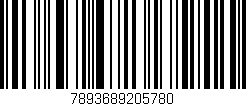 Código de barras (EAN, GTIN, SKU, ISBN): '7893689205780'