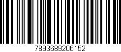 Código de barras (EAN, GTIN, SKU, ISBN): '7893689206152'