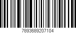 Código de barras (EAN, GTIN, SKU, ISBN): '7893689207104'