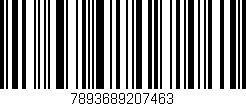 Código de barras (EAN, GTIN, SKU, ISBN): '7893689207463'