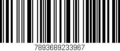 Código de barras (EAN, GTIN, SKU, ISBN): '7893689233967'
