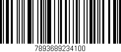 Código de barras (EAN, GTIN, SKU, ISBN): '7893689234100'