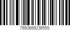 Código de barras (EAN, GTIN, SKU, ISBN): '7893689236555'