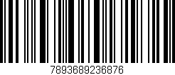 Código de barras (EAN, GTIN, SKU, ISBN): '7893689236876'