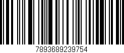 Código de barras (EAN, GTIN, SKU, ISBN): '7893689239754'