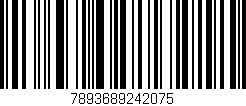 Código de barras (EAN, GTIN, SKU, ISBN): '7893689242075'