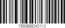 Código de barras (EAN, GTIN, SKU, ISBN): '7893689242112'