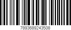 Código de barras (EAN, GTIN, SKU, ISBN): '7893689243508'