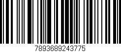 Código de barras (EAN, GTIN, SKU, ISBN): '7893689243775'
