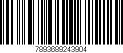 Código de barras (EAN, GTIN, SKU, ISBN): '7893689243904'