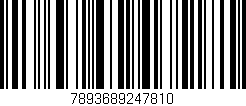 Código de barras (EAN, GTIN, SKU, ISBN): '7893689247810'